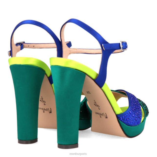 Menbur femmes brigand DVZ861247 talons hauts bleu moyen