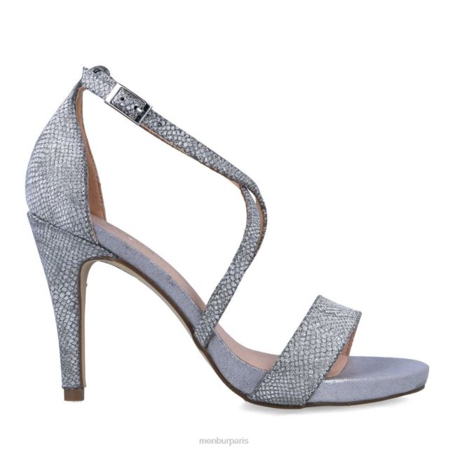 Menbur femmes brun DVZ861305 talons hauts argent