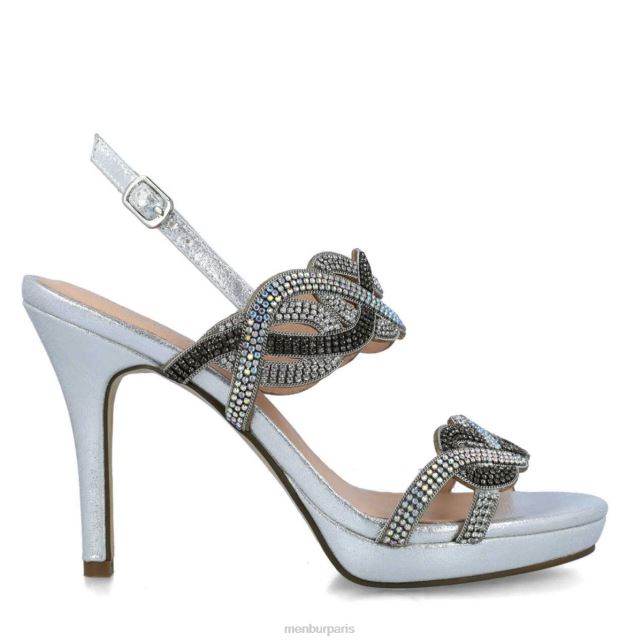 Menbur femmes brusque DVZ864817 talons hauts argent