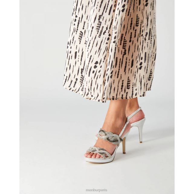 Menbur femmes brusque DVZ864817 talons hauts argent