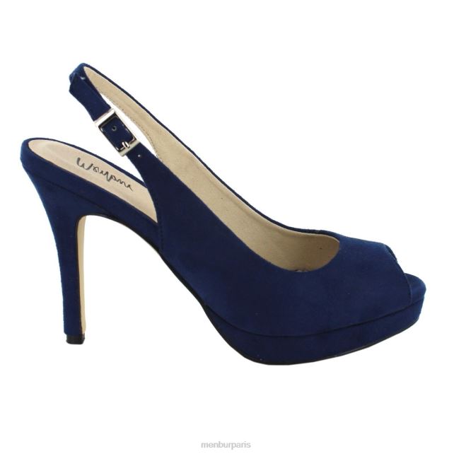 Menbur femmes busana DVZ864246 talons hauts bleu foncé