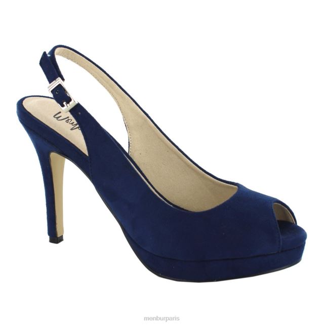 Menbur femmes busana DVZ864246 talons hauts bleu foncé