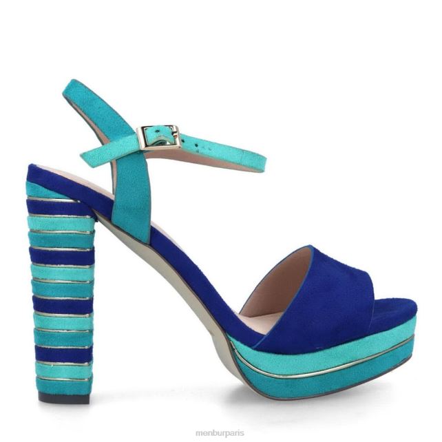 Menbur femmes caligiana DVZ865375 talons hauts bleu moyen