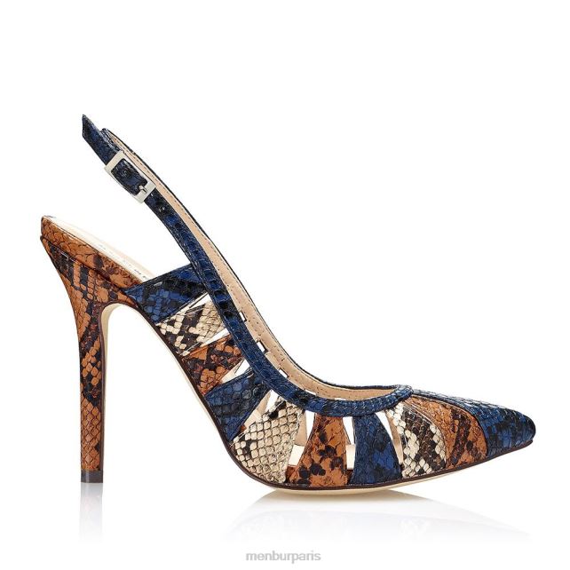 Menbur femmes camerounais DVZ861362 talons hauts bleu foncé