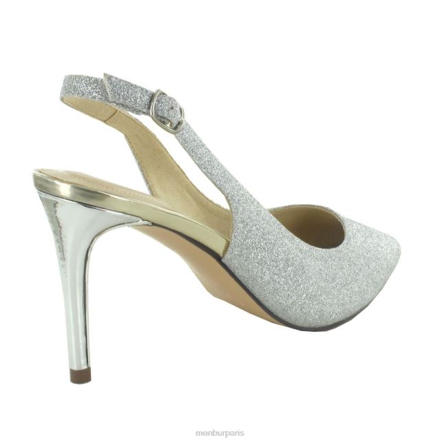 Menbur femmes campestrine DVZ865191 talons hauts argent