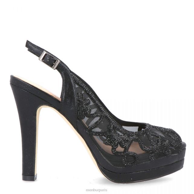 Menbur femmes cantalupo DVZ865315 talons hauts noir