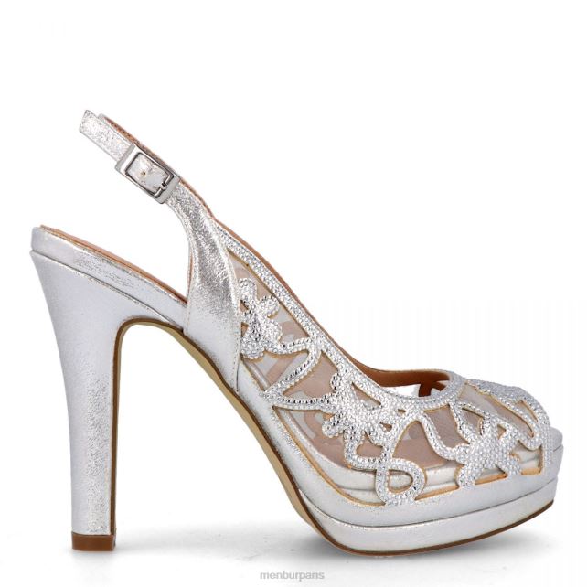 Menbur femmes cantalupo DVZ865316 talons hauts argent
