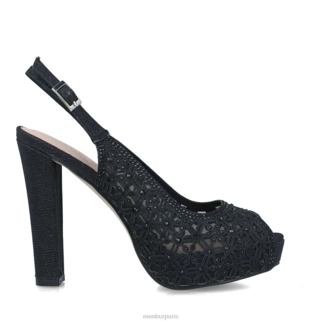 Menbur femmes carité DVZ861258 talons hauts noir