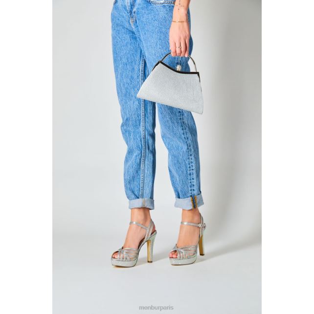 Menbur femmes cornaline DVZ863847 talons hauts argent