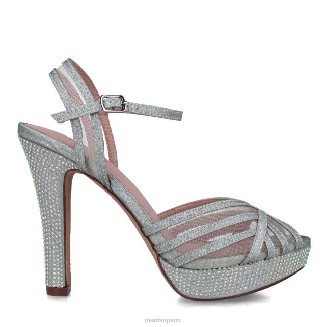 Menbur femmes cornaline DVZ863847 talons hauts argent