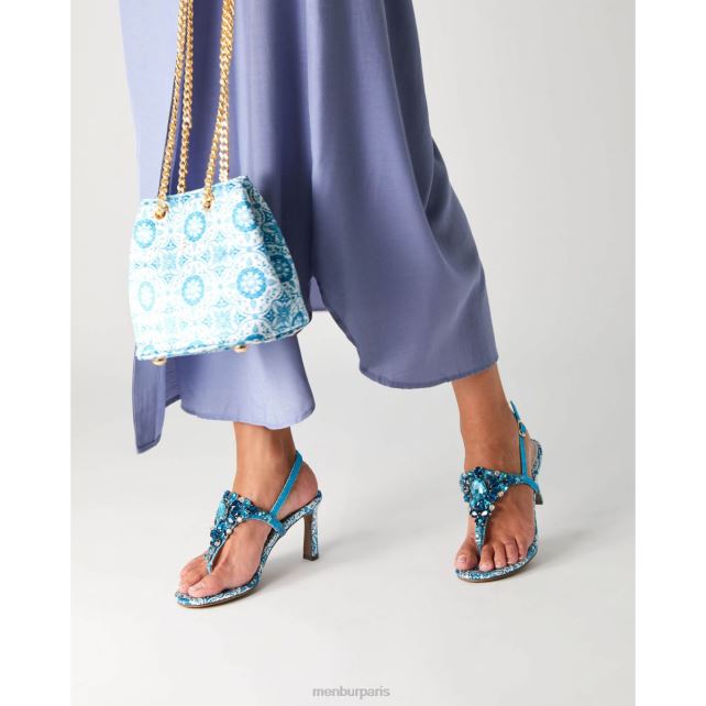 Menbur femmes ear DVZ865516 talons hauts bleu moyen