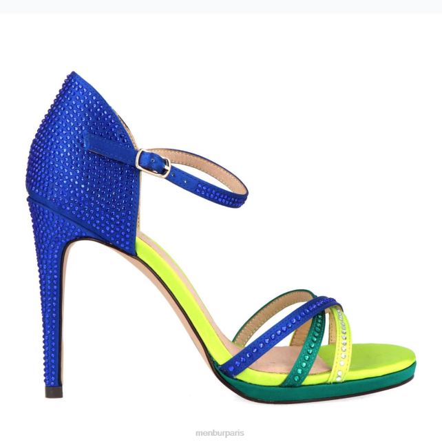 Menbur femmes en solo DVZ865282 talons hauts bleu moyen
