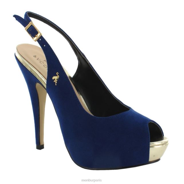 Menbur femmes filodendro DVZ864282 talons hauts bleu foncé