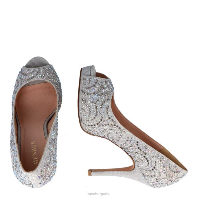 Menbur femmes grauson DVZ864075 talons hauts argent