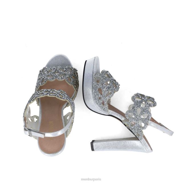 Menbur femmes grosularia DVZ863841 talons hauts argent