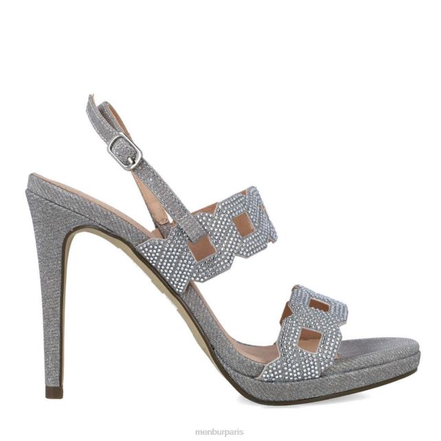 Menbur femmes héosforo DVZ863944 talons hauts argent