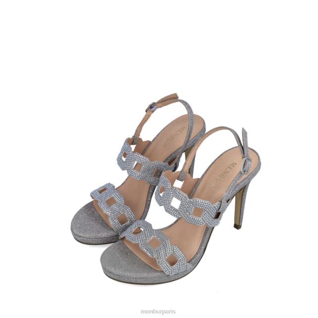 Menbur femmes héosforo DVZ863944 talons hauts argent
