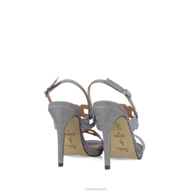 Menbur femmes héosforo DVZ863944 talons hauts argent