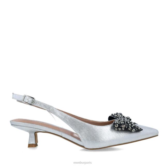 Menbur femmes hackmanita DVZ863910 talons hauts argent