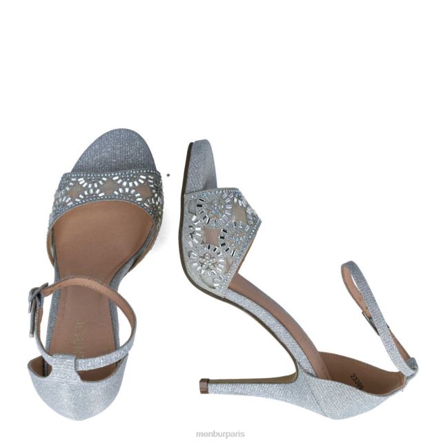 Menbur femmes hambergita DVZ863888 talons hauts argent
