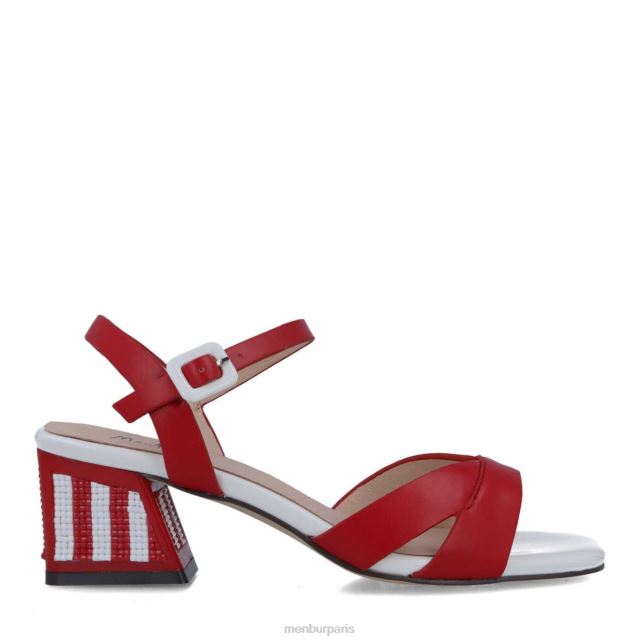 Menbur femmes io DVZ861525 talons hauts rouge