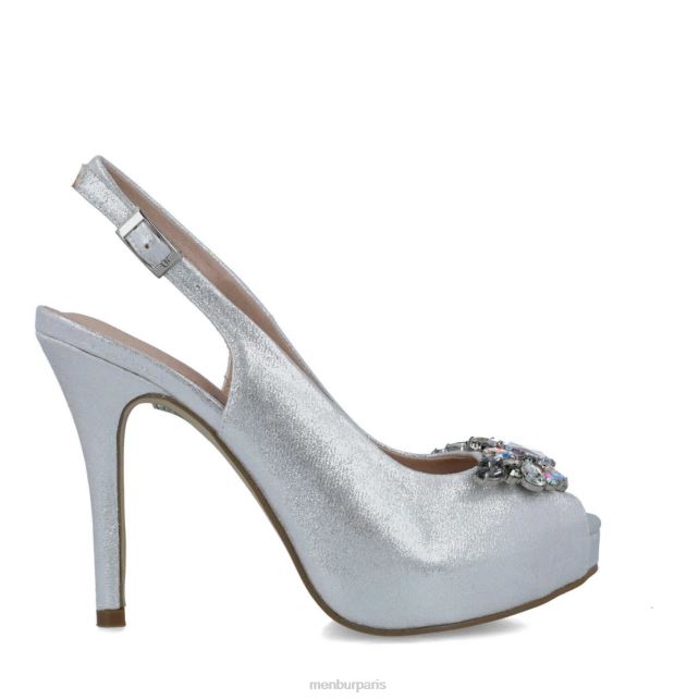 Menbur femmes lamia DVZ86829 talons hauts argent