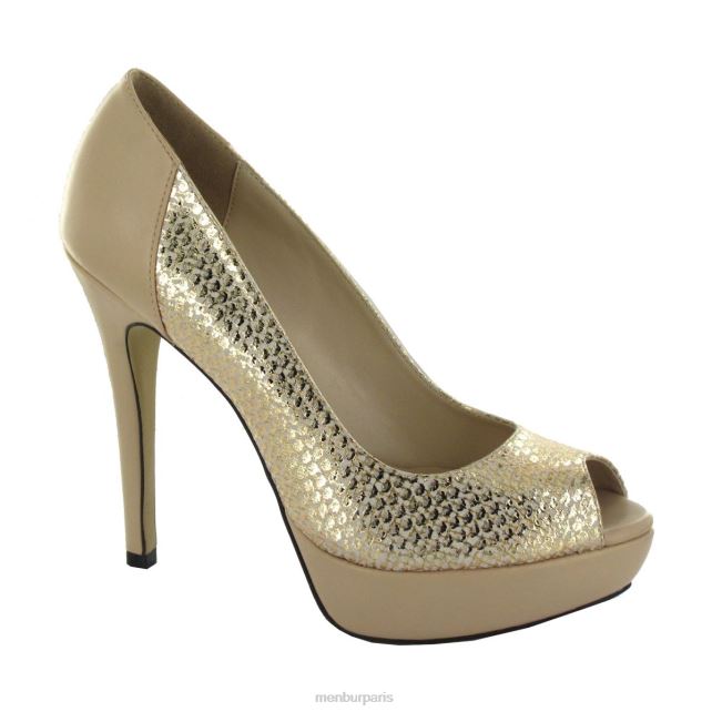 Menbur femmes lanterne DVZ861165 talons hauts beige