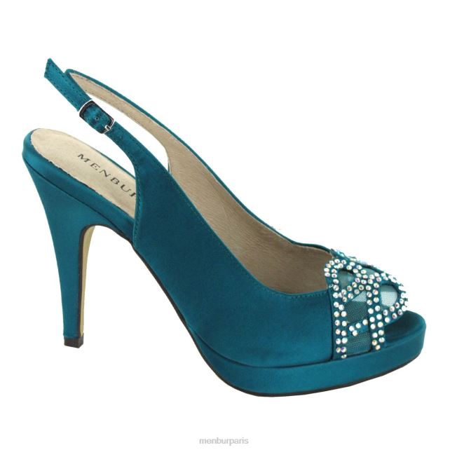 Menbur femmes le chaparral DVZ864697 talons hauts bleu moyen