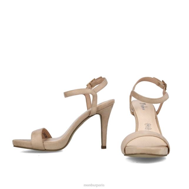 Menbur femmes Éleusis DVZ86836 talons hauts beige