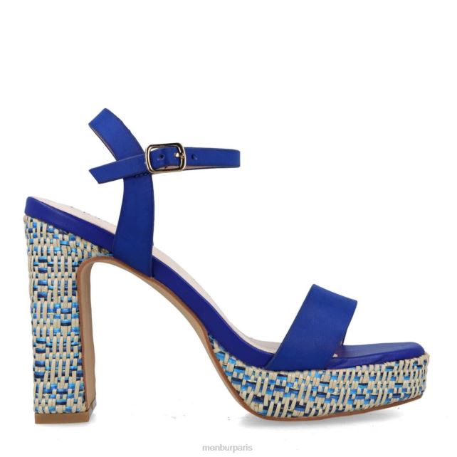 Menbur femmes liens DVZ861513 talons hauts bleu moyen