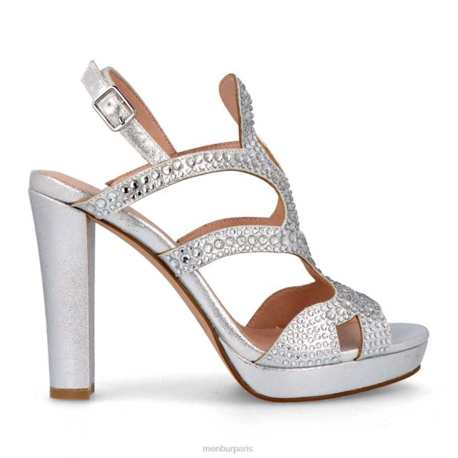 Menbur femmes lomeline DVZ865308 talons hauts argent