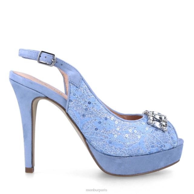 Menbur femmes novarèse DVZ861492 talons hauts bleu clair