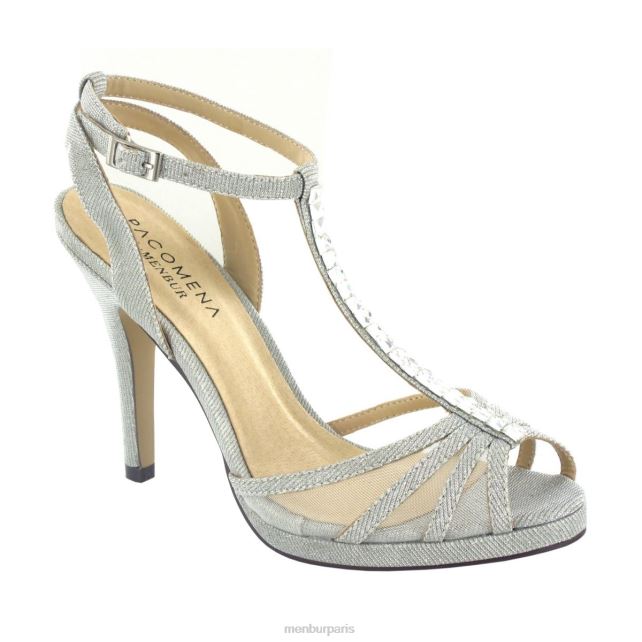 Menbur femmes palme DVZ864687 talons hauts argent