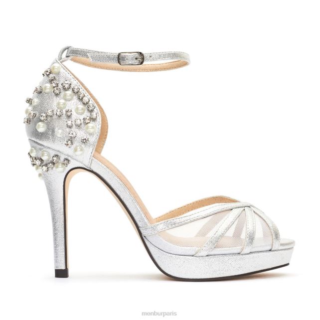 Menbur femmes parme DVZ864554 talons hauts argent