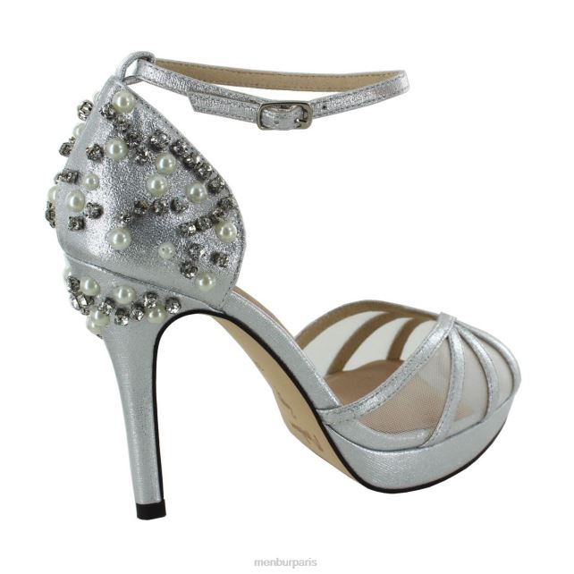 Menbur femmes parme DVZ864554 talons hauts argent