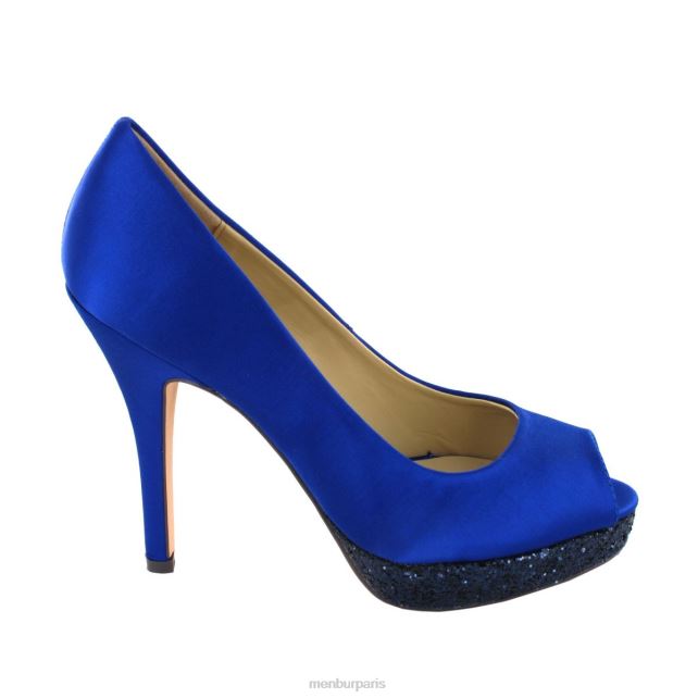 Menbur femmes pousseur DVZ863811 talons hauts bleu moyen