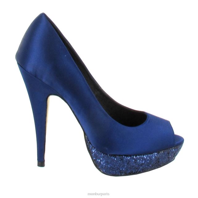 Menbur femmes pousseur DVZ863814 talons hauts bleu foncé