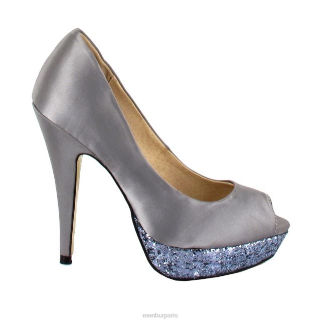 Menbur femmes pousseur DVZ863816 talons hauts gris