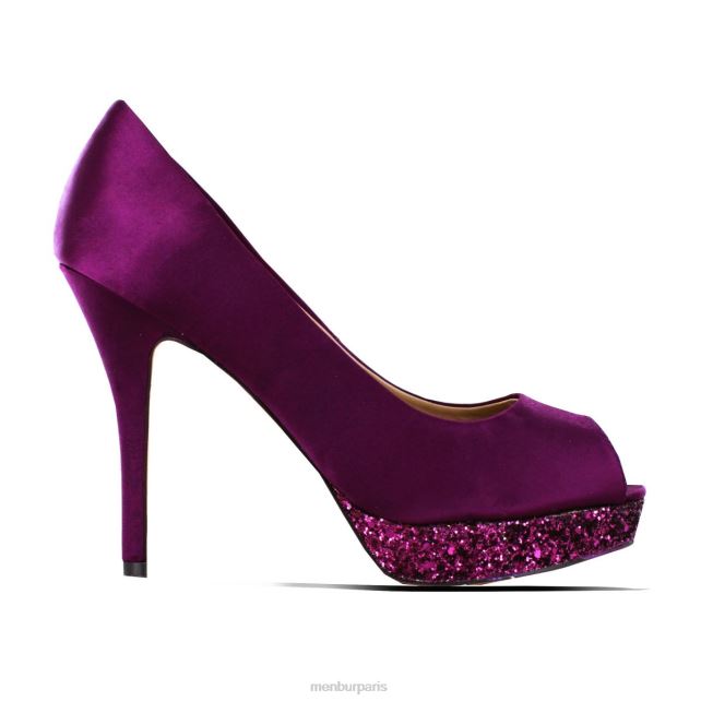 Menbur femmes pousseur DVZ863818 talons hauts violet