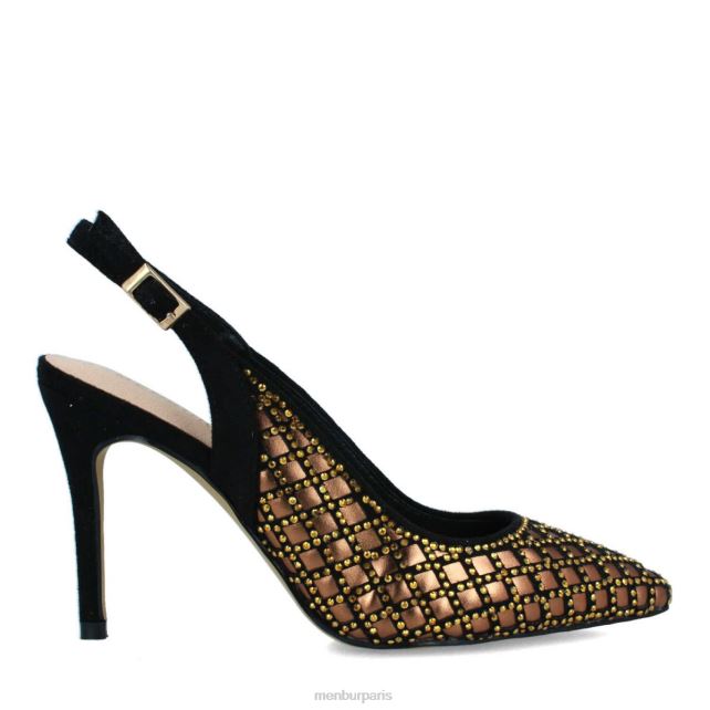 Menbur femmes pruneau DVZ861502 talons hauts or