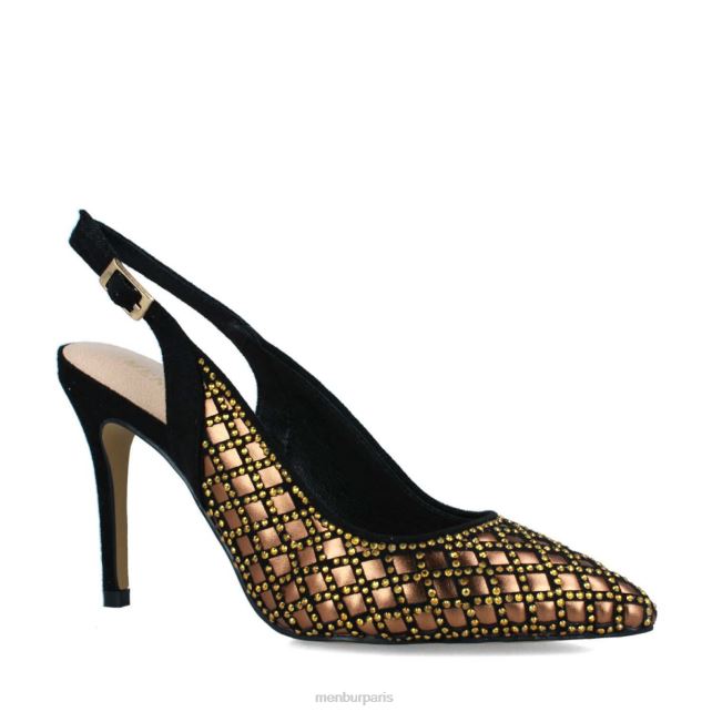 Menbur femmes pruneau DVZ861502 talons hauts or