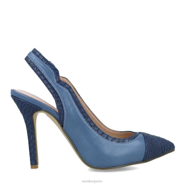 Menbur femmes psilomélane DVZ863918 talons hauts bleu clair