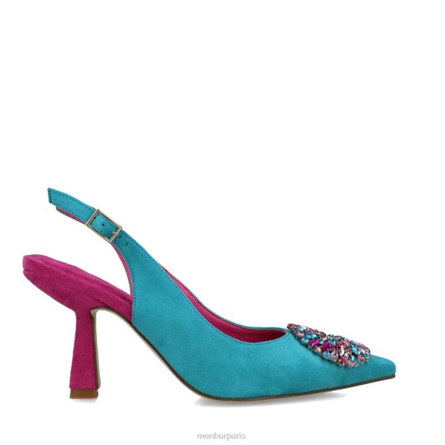 Menbur femmes sagittes DVZ865144 talons hauts bleu moyen