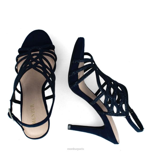 Menbur femmes terténie DVZ86858 talons hauts bleu foncé