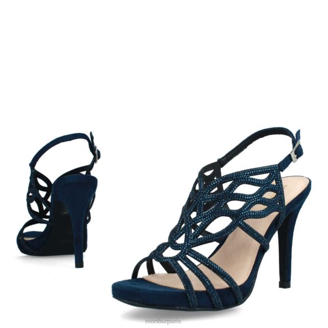 Menbur femmes terténie DVZ86858 talons hauts bleu foncé