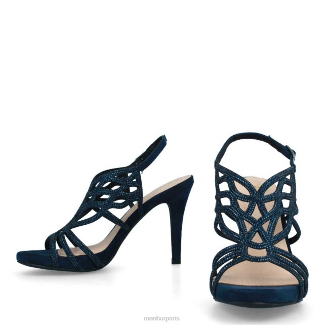 Menbur femmes terténie DVZ86858 talons hauts bleu foncé