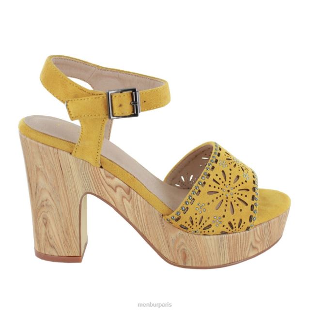 Menbur femmes umito DVZ865230 talons hauts jaune