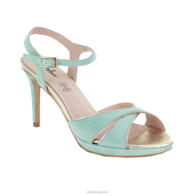 Menbur femmes utiliser DVZ864263 talons hauts bleu clair