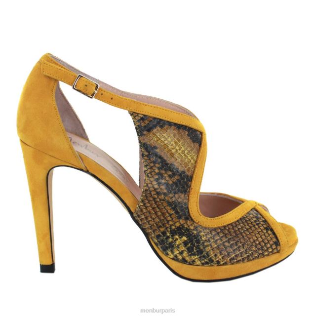 Menbur femmes vailiser DVZ865264 talons hauts jaune