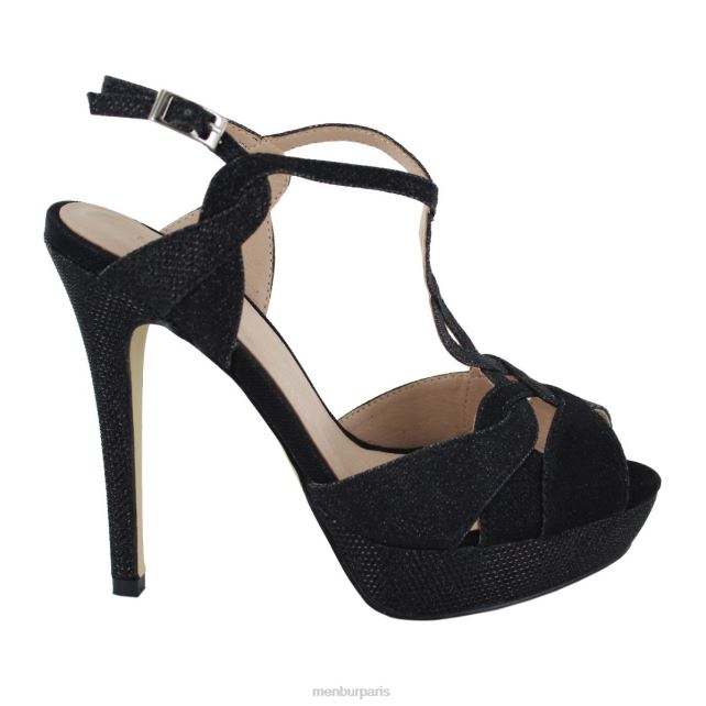 Menbur femmes vergato DVZ86972 talons hauts noir